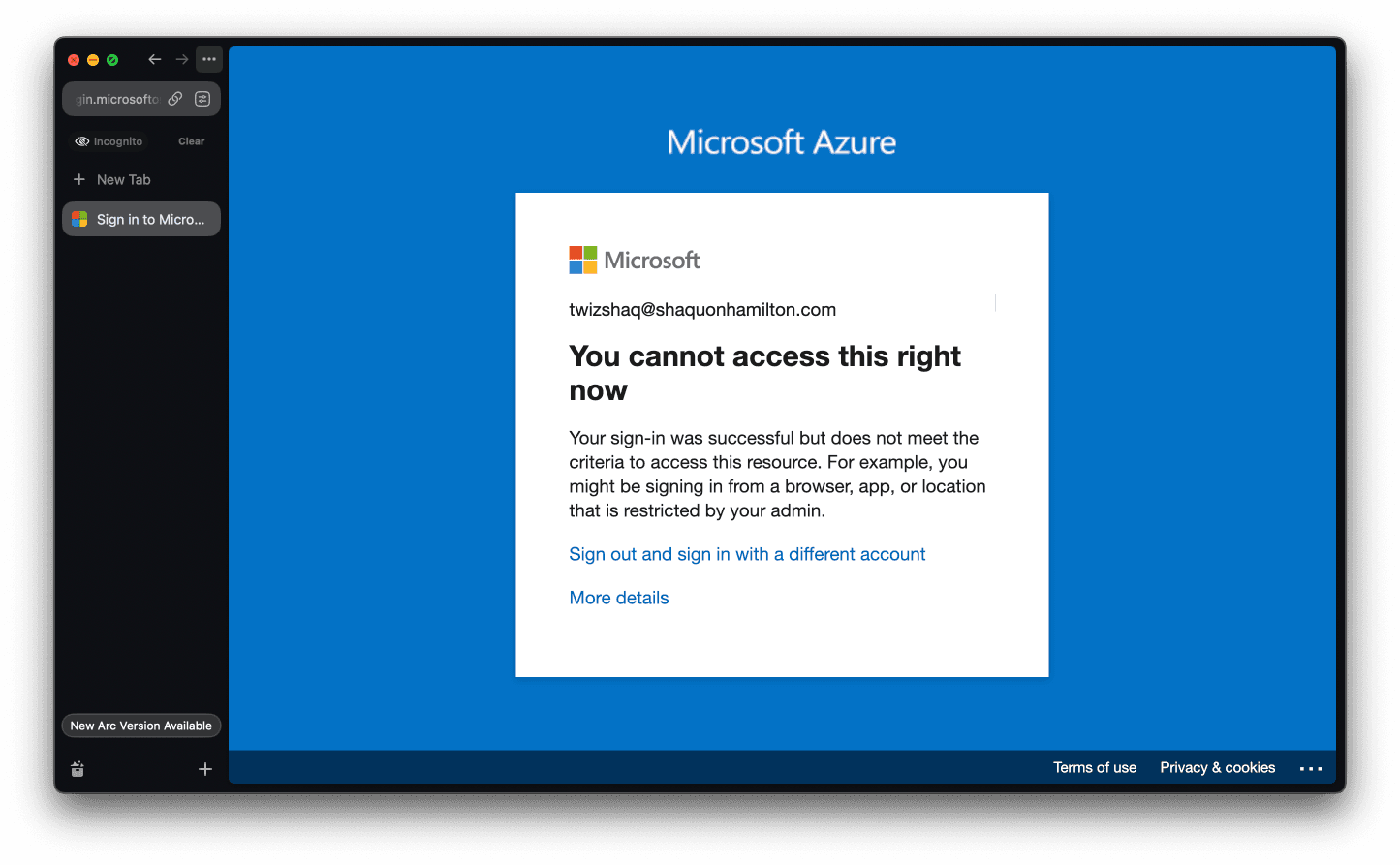 Access Blocked Image